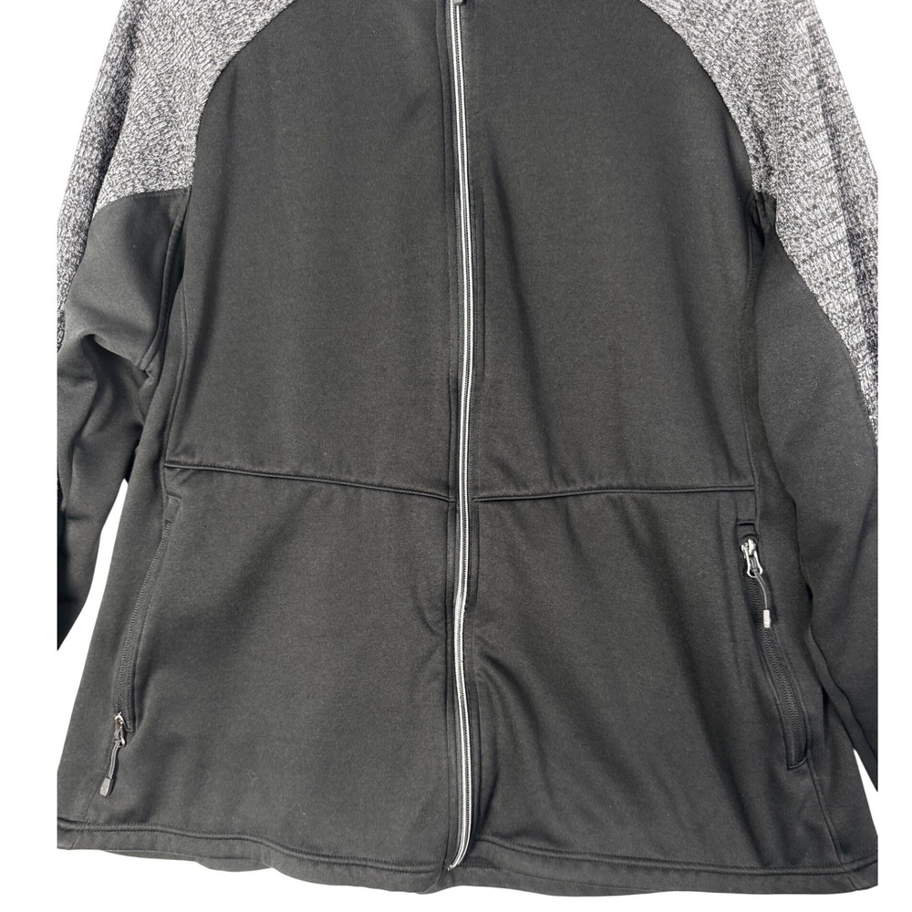 Storm Creek Womens Black‎ Heather Full Zip Jacket Performance Activewear 3XL - Picture 5 of 14